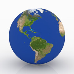 Planet Earth - High quality 3d rendering. Elements of this image provided by NASA