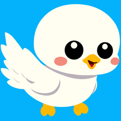 Fototapeta premium trend seagull simple Design illustration