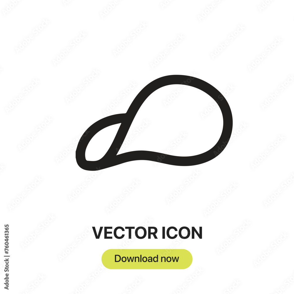 Aufkleber snack icon vector. linear-style sign for mobile concept and web design. snack symbol illustration. p