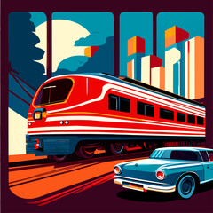 trend tren  simple Design illustration
