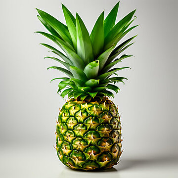 a pineapple on a white background
