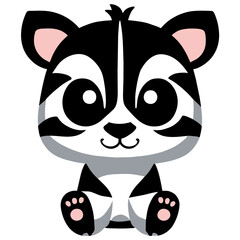 Obraz premium trend zebras simple Design illustration