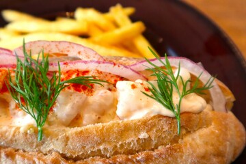 エビのホットドック