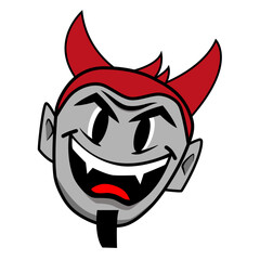 Devil Hanging cartoon