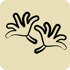 Icon Rosemary. related to Herbs and Spices symbol. hand drawn style. simple design editable. simple illustration