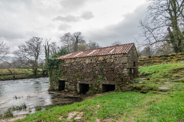 Muíño do Cubo, en Mondariz (Galicia, España)