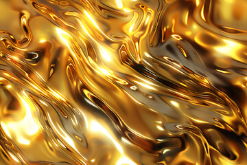 Gold texture background, abstract liquid gold background - obrazy, fototapety, plakaty
