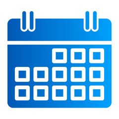 This is the Date icon from the UX and UI icon collection with an solid gradient style