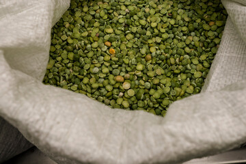 lentils in a roma's food market 