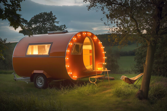 vintige caravan