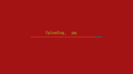 colorful loading bar illustration on background
