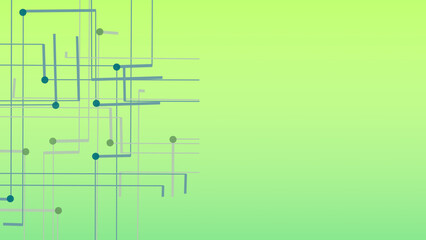 abstract background with lines on green 