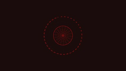 Abstract color radar illustration file concept