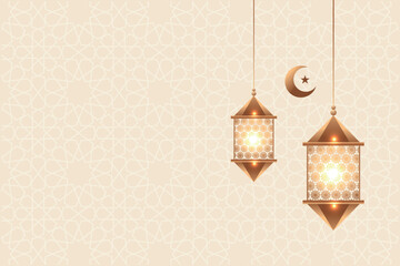 Vector elegant luxurious ramadan, eid al-fitr, islamic background decorative greeting card