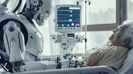 In the medicine of the future, cybernetic robots are used not only for examination, but also for performing medical operations with maximum accuracy and minimal impact on tissues.