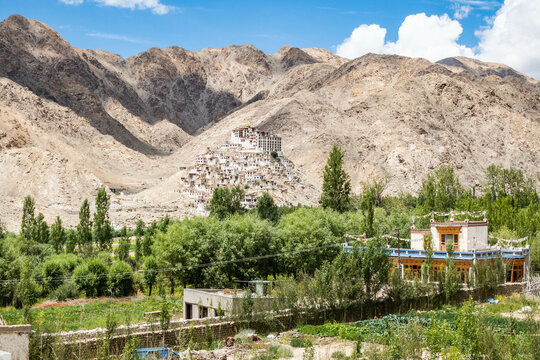 View of Chemrey Monastery, Ladakh, India