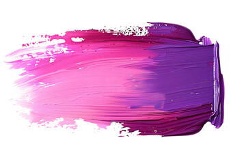 pink and purple acrylic oil paint brush stroke on transparent png background isolated - obrazy, fototapety, plakaty