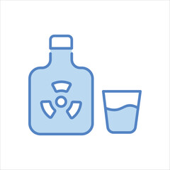 Toxic icon editable stock vector stock