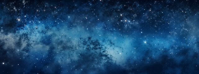 Naklejka premium Cosmic Dust and Starlight in Space