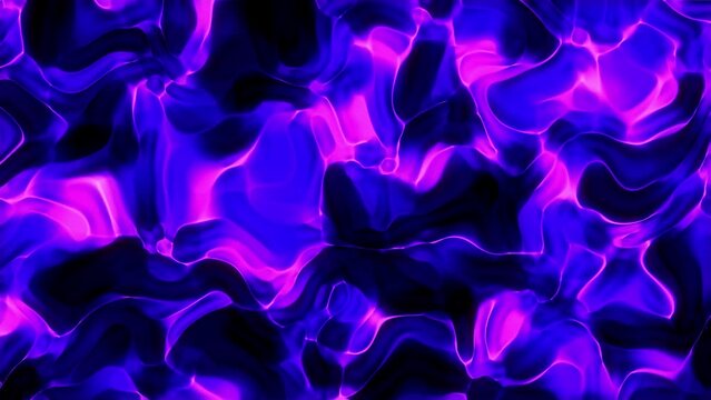 Violet-pink glowing energy plasma. Backdrop. 4к.