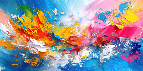 Cloudscape Serenity: Peaceful view of clouds floating in the sky, fostering a sense of calmness and tranquility. Watercolor Strokes