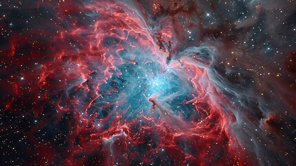The Majestic Nebula: A Glimpse into the Cosmic Ballet of Stardust
