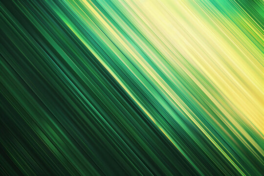 abstract image of glowing green diagonal stripes Generative AI