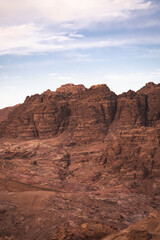 Fototapeta na wymiar Archeological site of Petra, Jordan