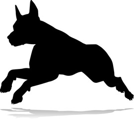 Dog Silhouette Pet Animal
