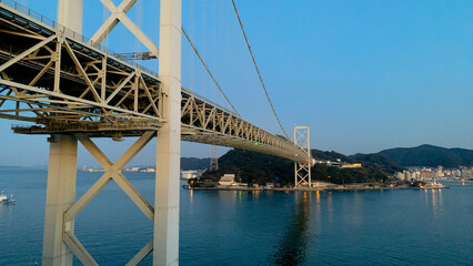 壇之浦パーキングエリアの展望デッキ