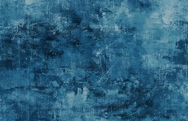 Fototapeta premium Blue Textured Watercolor Abstract Background for Artistic Design