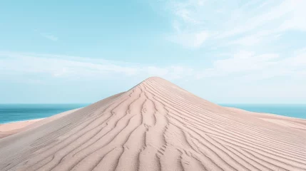 Fototapeten Spectacular sahara desert landscape in egypt with mesmerizing rolling sand dunes © Andrei