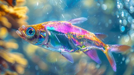 Fototapeta premium colored chinese fish.