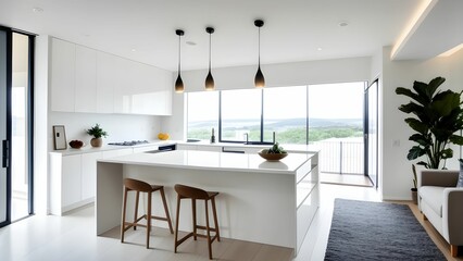 modern kitchen interior