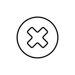 Fototapeta premium Multiplication outline icons, arithmetic symbol minimalist vector illustration ,simple transparent graphic element .Isolated on white background