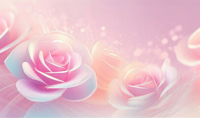Pink rose flowers background 

