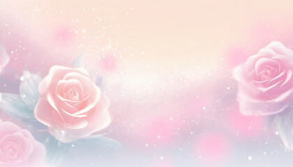 Pink rose flowers background- 760507773