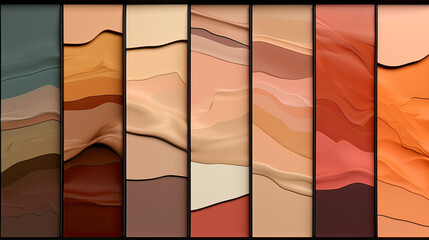 Abstract Sheer Layering Palette Background Ai Generative