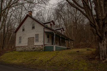 Abandoned house in the Delaware Water Gap National Recreation Area