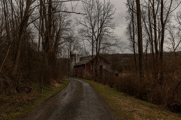 Abandoned barn in the Delaware Water Gap National Recreation Area