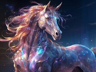 Blockchain technology securing the lineage of mythical creatures, ensuring purity of enchantment