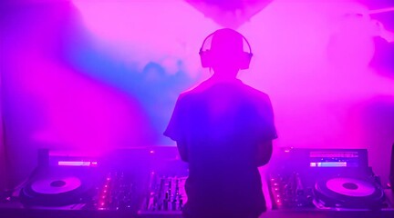 dj at the party