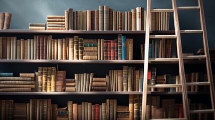 books in library
