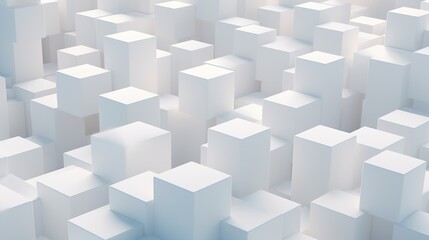 abstract 3d cubes