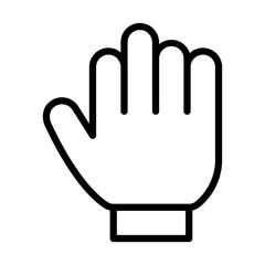  Hand line icon