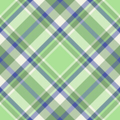 Plaid pattern vector. Check fabric texture. Seamless textile design for clothes, paper print. - 760525724