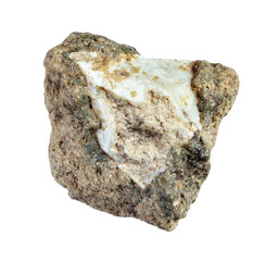 specimen of natural raw achtarandite rock cutout