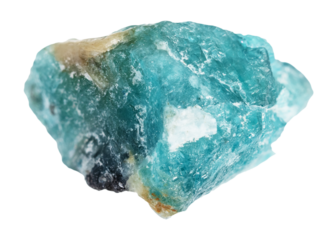 natural unpolished grandidierite crystal cutout