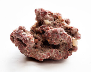 piece of natural brown chalcedony mineral closeup