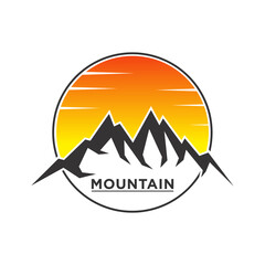 Obraz premium Mountain logo vector design templates simple and modern